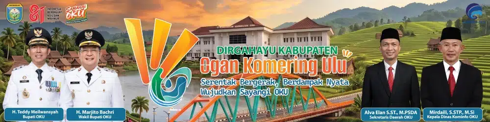 Banner HUT Kabupaten OKU ke 116