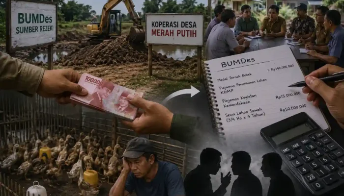 Dana BUMDes Dipinjam Desa, Penghentian Usaha Bebek Picu Perbedaan Versi