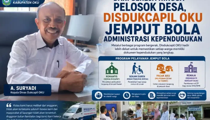 Dari Gereja hingga Pelosok Desa, Disdukcapil OKU Jemput Bola Administrasi Kependudukan