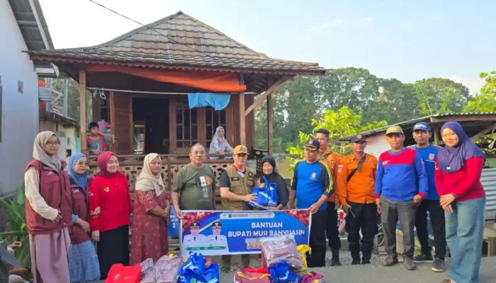 Dua Rumah Rusak Akibat Longsor, Pemkab Muba Gandeng BBWS Selidiki Penyebab