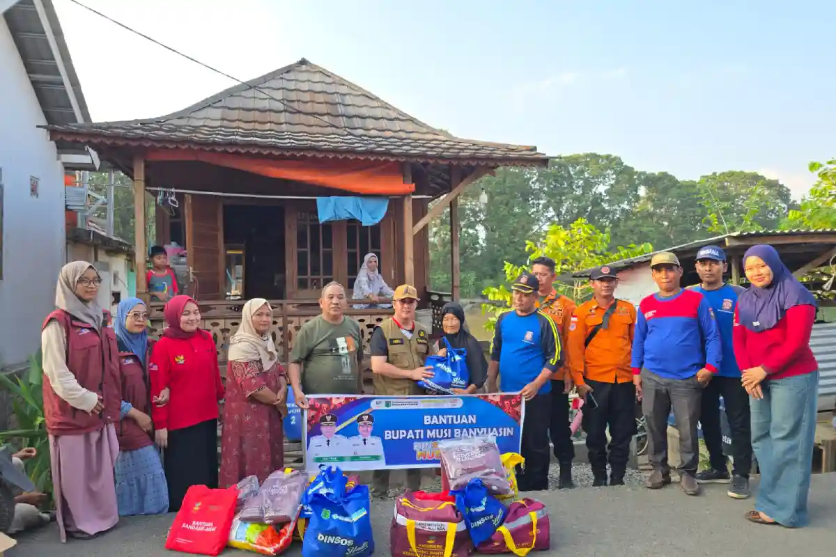 Dua Rumah Rusak Akibat Longsor, Pemkab Muba Gandeng BBWS Selidiki Penyebab