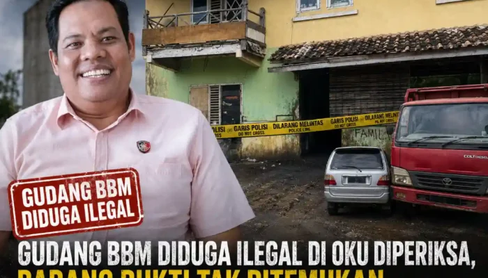 Gudang BBM Diduga Ilegal di OKU Diperiksa, Barang Bukti Tak Ditemukan