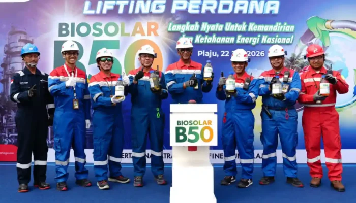 Implementasi Biosolar B50 Dimulai di Sumbagsel, Kilang Plaju Lakukan Penyaluran Perdana