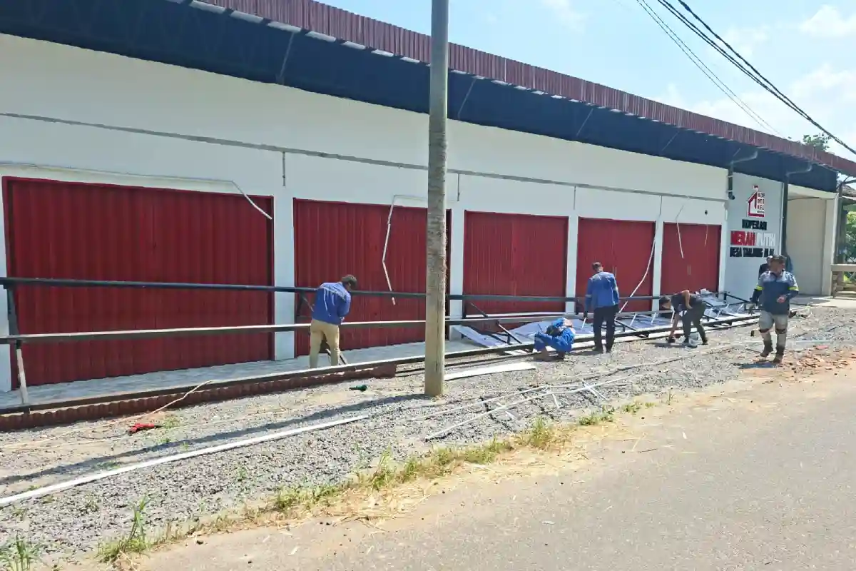 Pasca Kanopi Ambruk, Perbaikan Kopdes Merah Putih Tanjung Alai Rampung