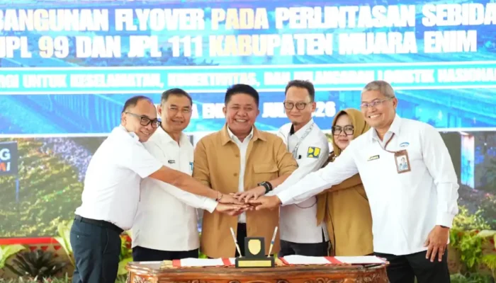 Pemprov Sumsel dan Mitra Sepakati Pembangunan Empat Flyover di Muara Enim