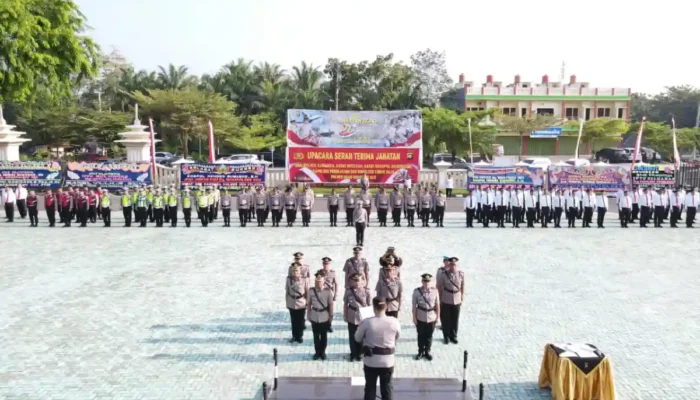 Penyegaran Struktur di Polres OKU, Sejumlah Pejabat Utama dan Kapolsek Berganti