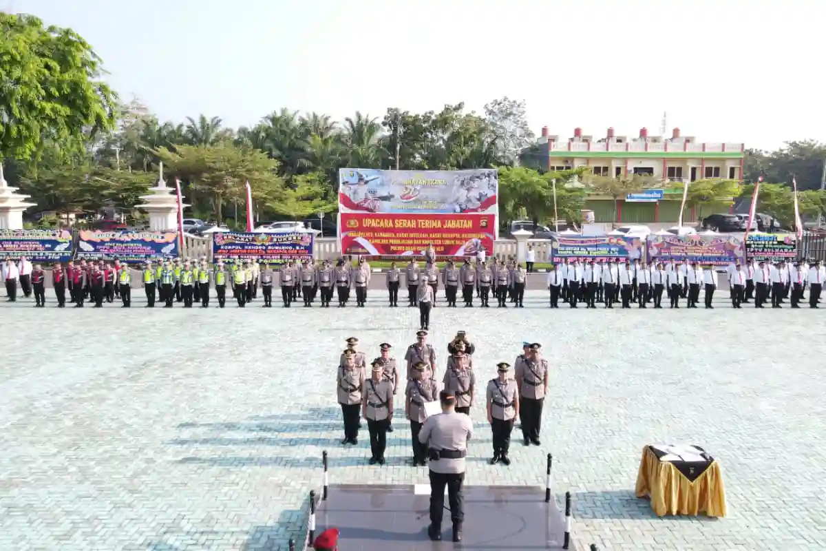 Penyegaran Struktur di Polres OKU, Sejumlah Pejabat Utama dan Kapolsek Berganti