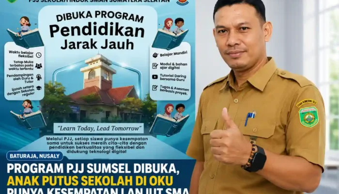 Program PJJ Sumsel Dibuka, Anak Putus Sekolah di OKU Punya Kesempatan Lanjut SMA