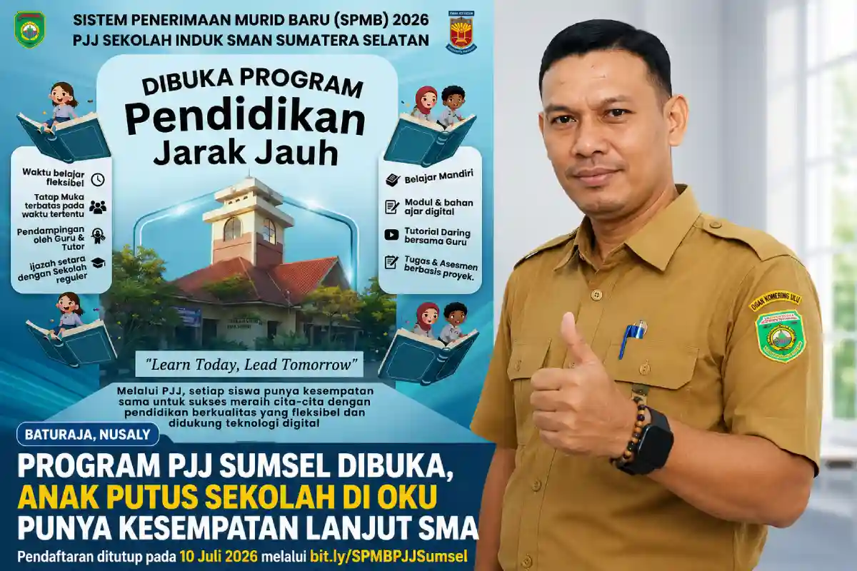 Program PJJ Sumsel Dibuka, Anak Putus Sekolah di OKU Punya Kesempatan Lanjut SMA