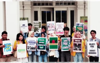 Puluhan Mahasiswa Dukung 25 Media dalam Sidang Gugatan Perdata di PN Palembang