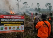 Puncak Kemarau Belum Datang, OKU Mulai Siaga Karhutla