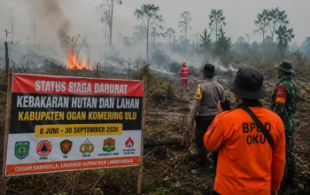 Puncak Kemarau Belum Datang, OKU Mulai Siaga Karhutla
