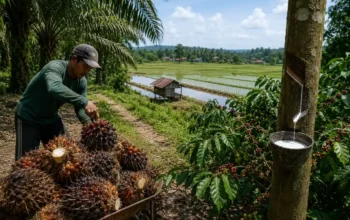 Saat Sawah Berhenti, Kebun Menopang Napas Petani OKU