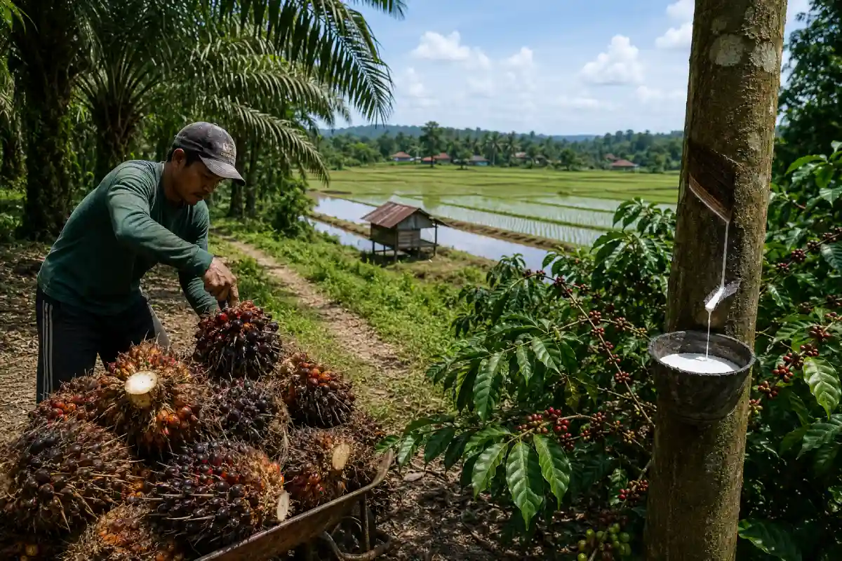 Saat Sawah Berhenti, Kebun Menopang Napas Petani OKU