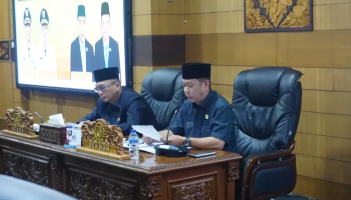 Sekwan DPRD OKU dan Sekda OKU