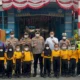 Antisipasi Asap Karhutla, Polres OKU Bagikan 1.550 Masker Gratis untuk Pelajar dan Warga Baturaja