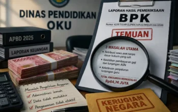 BPK Bongkar Tiga Masalah Pengelolaan Anggaran di Dinas Pendidikan OKU