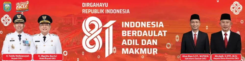 Banner HUT RI Pemkab OKU