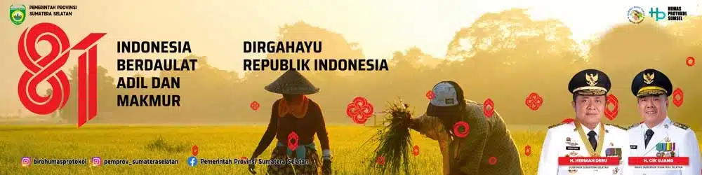 Banner HUT RI Pemprov Sumsel