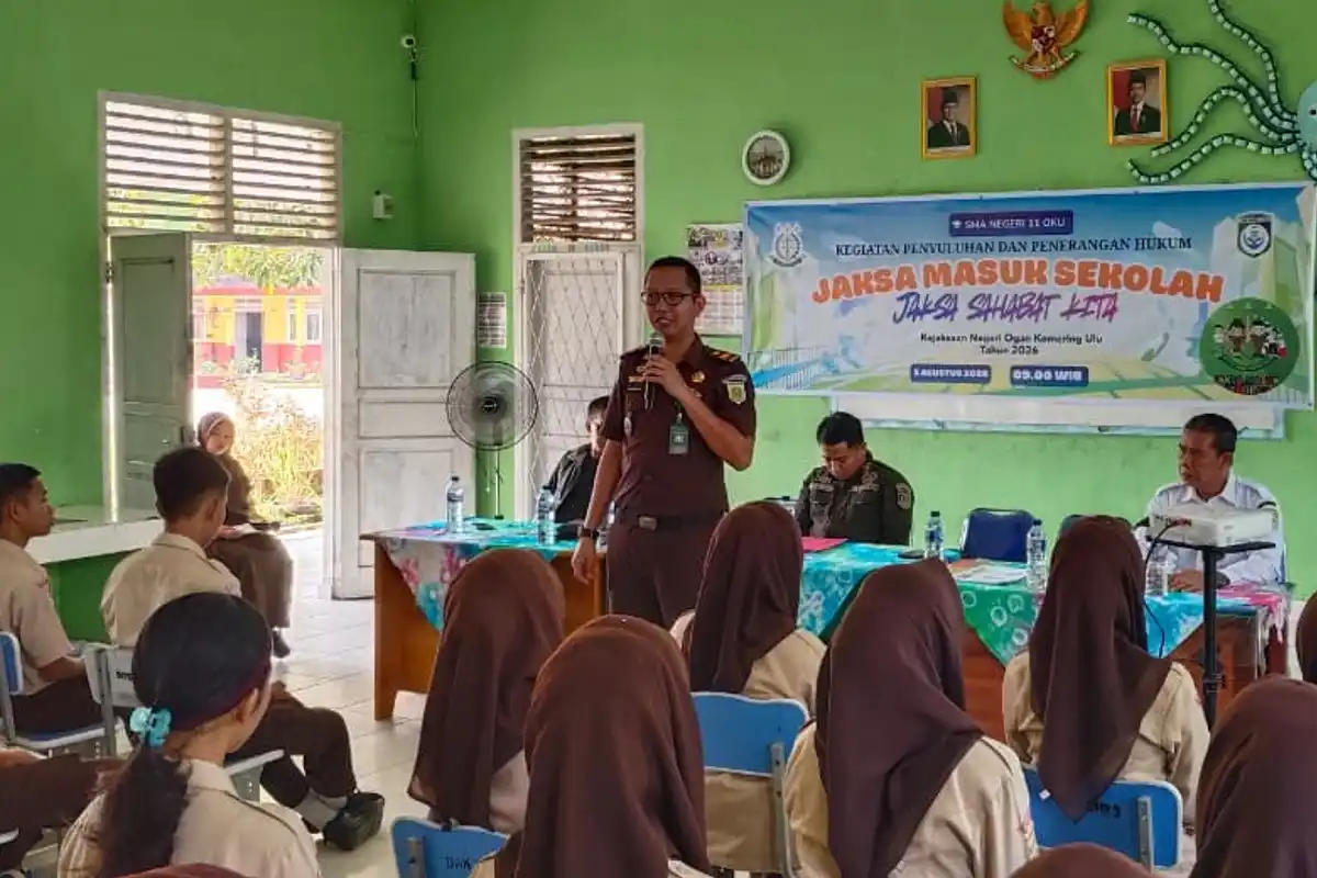 Cegah Perundungan dan Narkoba, Kejari OKU Edukasi Pelajar SMAN 11 Lewat Program Jaksa Masuk Sekolah