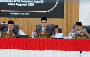 DPRD Ogan Ilir Dengarkan Penjelasan Bupati Terkait Pandangan Umum Fraksi atas APBD 2025