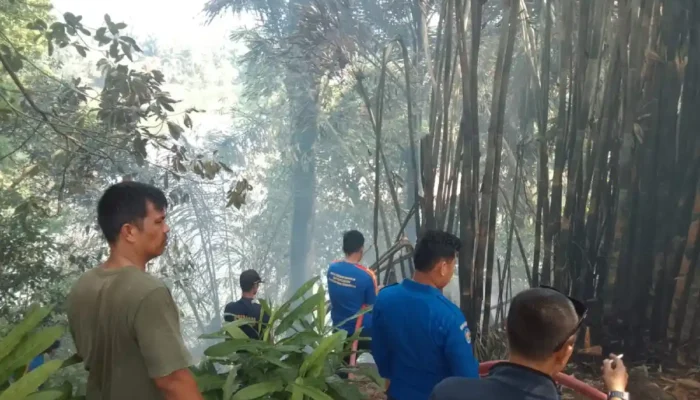 Diduga Akibat Bakar Sampah, Lahan Dekat Permukiman di Baturaja Ludes Terbakar