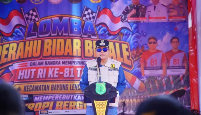 Lestarikan Adat dan Pacu Kebersamaan, Bupati Toha Buka Lomba Bidar Besale di Bayung Lencir