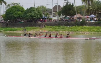 Lomba Bidar Sungai Komering Meriahkan Peringatan HUT ke-81 RI di OKI