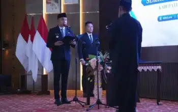 Panca Wijaya Akbar Melantik Dicky Syailendra Sebagai Sekda Definitif Ogan Ilir