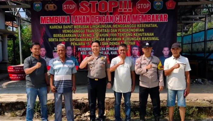 Pencegahan Karhutla di Semidang Aji, Polsek Tekankan Edukasi Lingkungan dan Sanksi Hukum