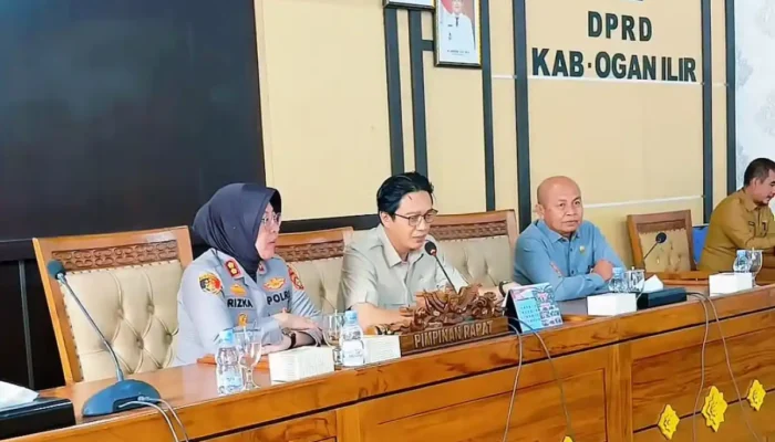 Perkuat Sinergi Kamtibmas, DPRD Ogan Ilir Sambut Kunjungan Kerja Kapolres Baru AKBP Rizka Aprianti