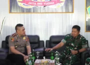 Polres OKU dan Dodiklatpur Rindam II/Sriwijaya Perkuat Koordinasi Pengamanan Wilayah