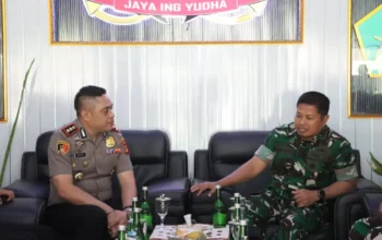 Polres OKU dan Dodiklatpur Rindam II/Sriwijaya Perkuat Koordinasi Pengamanan Wilayah
