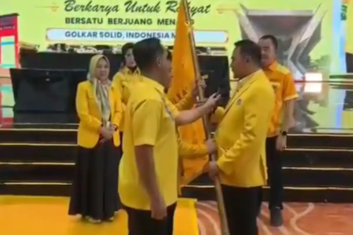 Terima Pataka Golkar Sumsel, Andie Dinialdie Tegaskan Komitmen Konsolidasi hingga ke Desa