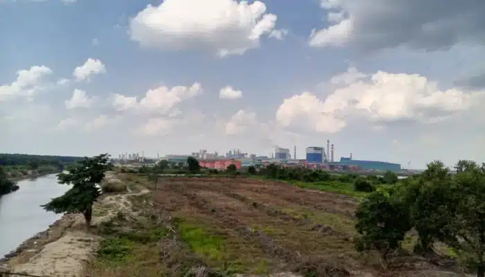 kawasan industri PT OKI Pulp & Paper Mill