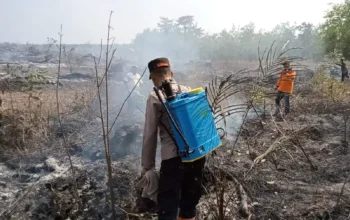 Gerak Cepat Polsek Lubuk Batang Selamatkan 8,5 Hektar Kebun Warga dari Kobaran Api