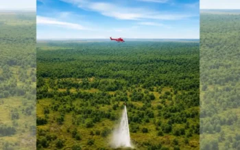 Operasi Udara Diperkuat, 6 Helikopter APP Group Dukung Penanganan Karhutla Sumsel