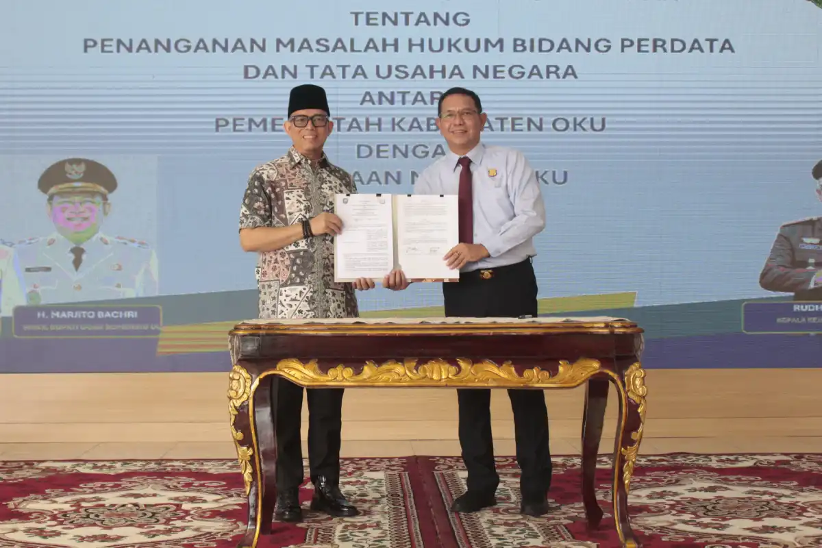 Pemkab dan Kejari OKU Perbarui Kerja Sama Datun, Tegaskan Pendampingan Hukum Sejak Perencanaan