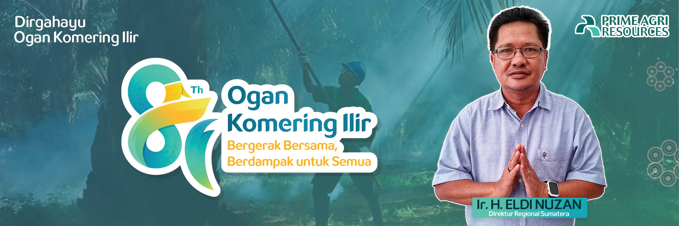 Banner HUT OKI PT Prime Agri Resources