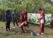Green Policing Polres OKU, Bersihkan Terminal Batu Kuning
