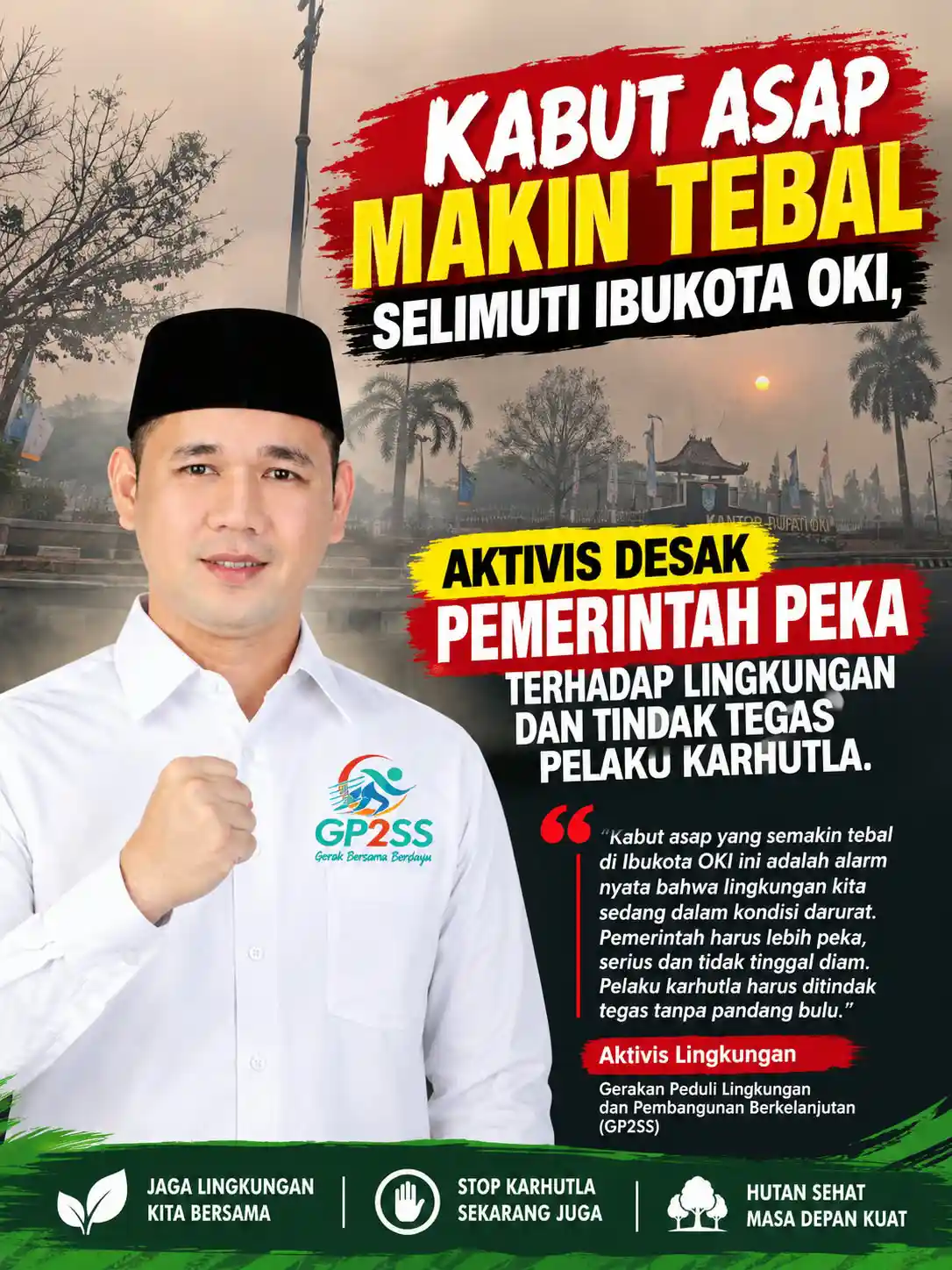 Kabut Asap di Kayuagung: Ketika Kualitas Udara Menjadi Ukuran Perlindungan Warga