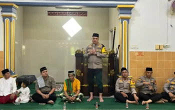 Safari Jumat Polres OKU, Kapolres Sapa Jamaah Masjid Assholihin Sukaraya