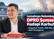 Lemahnya Kelembagaan DPRD Sumsel Sikapi Karhutla, Pengamat: PAW Bisa Jadi Jalan Penyegaran