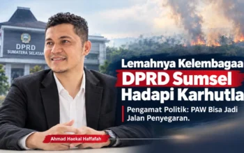 Lemahnya Kelembagaan DPRD Sumsel Sikapi Karhutla, Pengamat: PAW Bisa Jadi Jalan Penyegaran