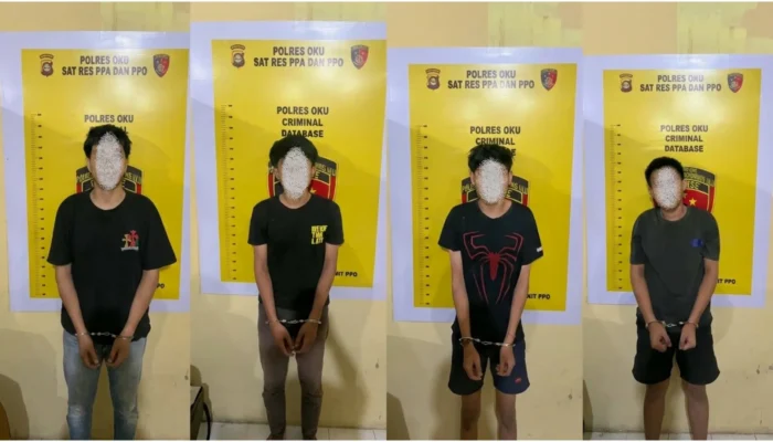 Polisi Tangkap Empat Tersangka Penganiayaan Pelajar di Baturaja